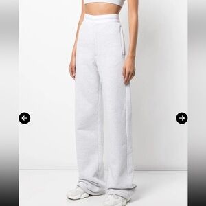 Alexander Wang Gray Wide Leg Sweatpants